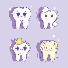cute teeth set