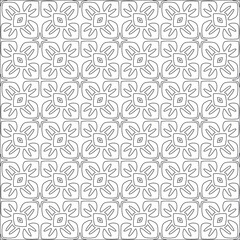 Vector geometric pattern. Repeating elements stylish background abstract ornament for wallpapers and 

backgrounds. Black and white colors