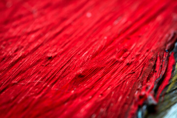 Extreme close up of acrylic paint texture