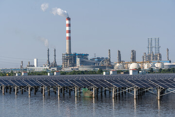 Obraz premium solar power station