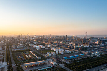 factory in city