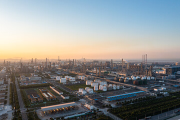 factory in city