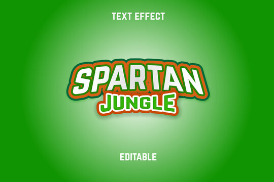 Spartan Editable Text Effect