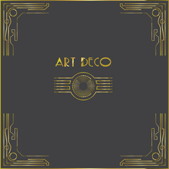 Art deco background pattern,art deco layouts, multiple layouts,art deco frame