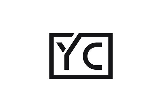 YC letter logo design