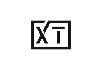 XT letter logo design