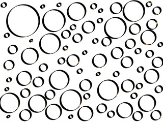 abstract background with circles, illustration image