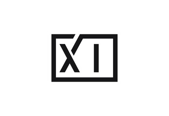 Obraz premium XI letter logo design