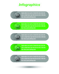 Infographics banners for web layout.