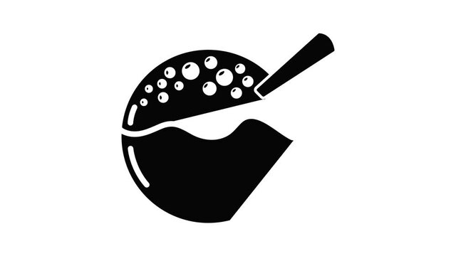 Hanami dango icon animation simple best object on white