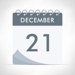 December 21 - Calendar Icon