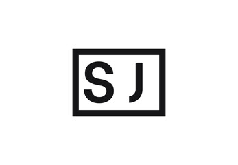 SJ letter logo design