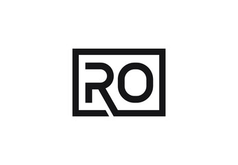 RO letter logo design