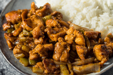 Homemade Asian Black Pepper Chicken