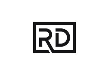 RD letter logo design