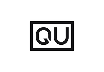 QU letter logo design