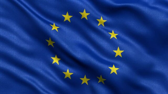 European Union Flag Seamless Loop
