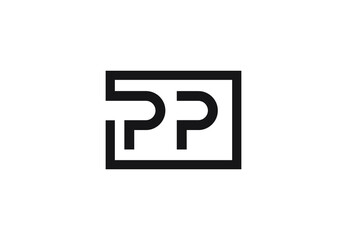 PP letter logo design