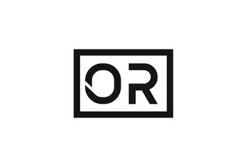 OR letter logo design