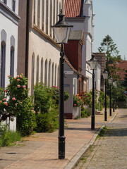 Fototapeta na wymiar Friedrichstadt in Schleswig-Holstein