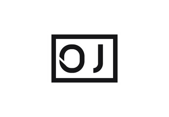 OJ letter logo design