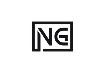 NG letter logo design