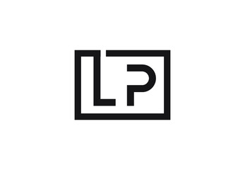 LP letter logo design