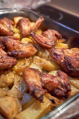 chicken ready to eat