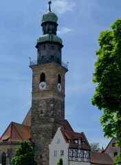 Fototapeta na wymiar Johanniskirche in Lauf an der Pegnitz