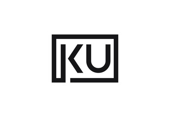 KU letter logo design