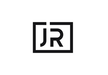 JR letter logo design