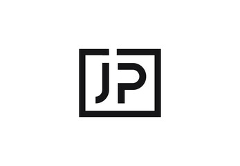 JP letter logo design