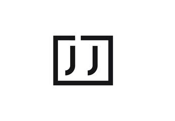 JJ letter logo design