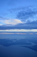 blue sky and clouds