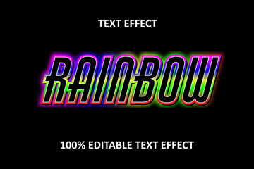 Neon Light Editable Text Effect Neon