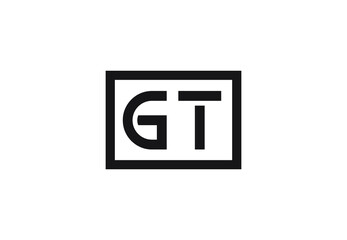 GT letter logo design