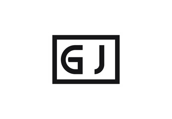 GJ letter logo design