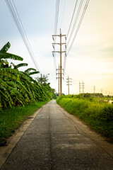 road in the countryside