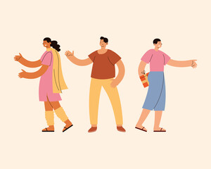 People group on raksha bandhan