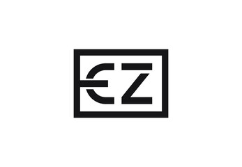 EZ letter logo design