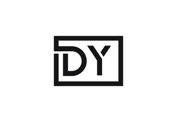 DY letter logo design