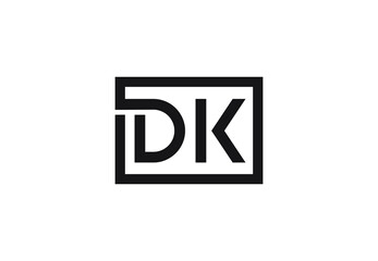 DK letter logo design