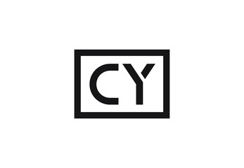CY letter logo design