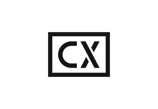CX letter logo design