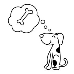 Dog dreaming
