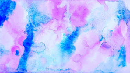 Fototapeta na wymiar Acrylic background with watercolor stains.