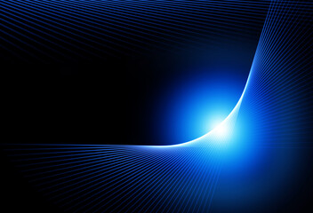 abstract blue background with lines