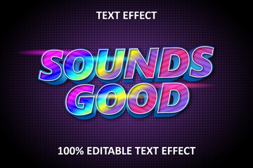 Editable Text Effect RAINBOW LIGHT NEW - obrazy, fototapety, plakaty