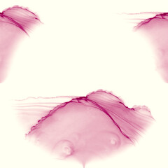Alcohol ink pink seamless background. Alcohol ink
