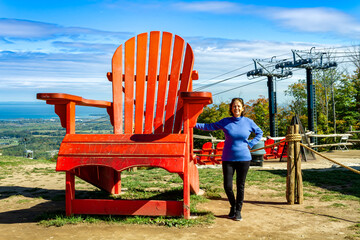 Big Muskoka (adirondack) chair in Blue Mountains, Ontario, Canada